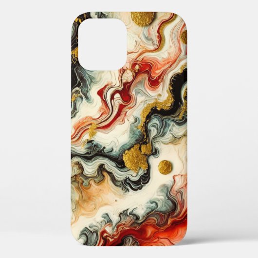 Goldene Flüsse Case-Mate iPhone Case (Achterkant)