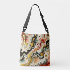 Goldene Flüsse  Crossbody Tas