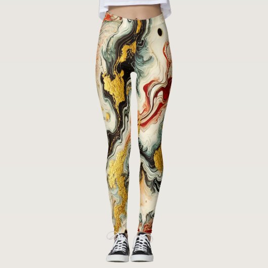 Goldene Flüsse Leggings (Voorkant)
