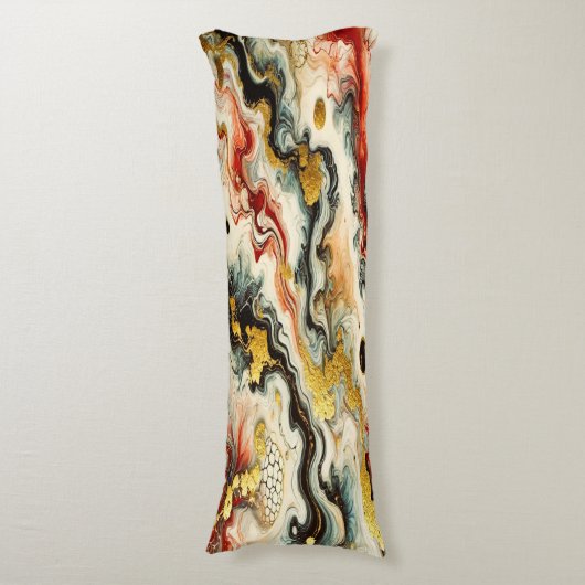 Goldene Flüsse Lichaamskussen (Voorkant Verticaal)