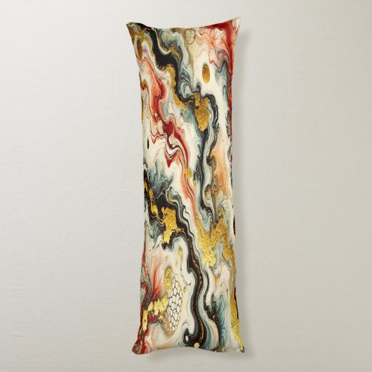 Goldene Flüsse Lichaamskussen (Achterkant (Verticaal))