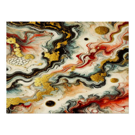 Goldene Flüsse  Perfect Poster