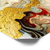 Goldene Flüsse  Perfect Poster (Hoek)