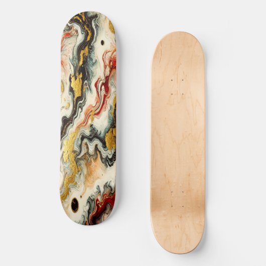 Goldene Flüsse  Persoonlijk Skateboard (Voorkant)