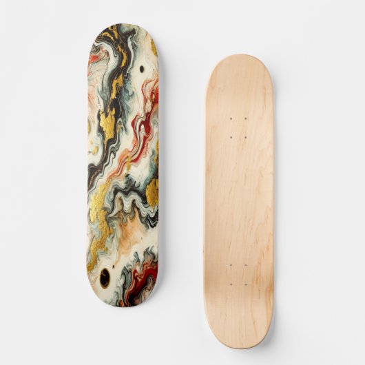 Goldene Flüsse  Persoonlijk Skateboard (Voorkant)