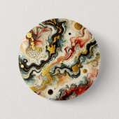 Goldene Flüsse Ronde Button 5,7 Cm (Voorkant)