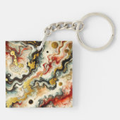 Goldene Flüsse  Sleutelhanger (Achterkant)