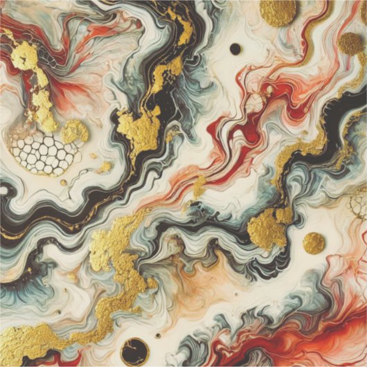 Goldene Flüsse Sticker (Voorkant)