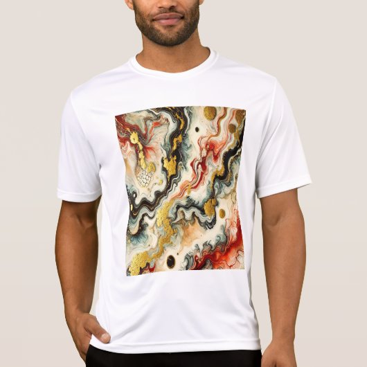 Goldene Flüsse T-shirt (Voorkant)