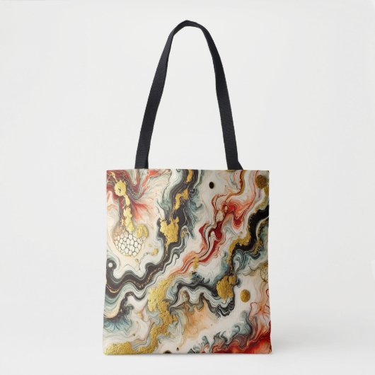 Goldene Flüsse Tote Bag (Voorkant)