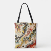 Goldene Flüsse Tote Bag (Achterkant)
