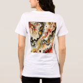 Goldene Flüsse  Tri-Blend Shirt (Achterkant)