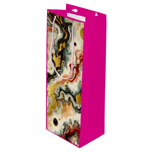 Goldene Flüsse Wijn Cadeautas (Voorkant Gekanteld)