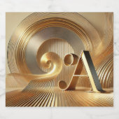 Goldene Harmonie Bier Etiket (Enkel label)