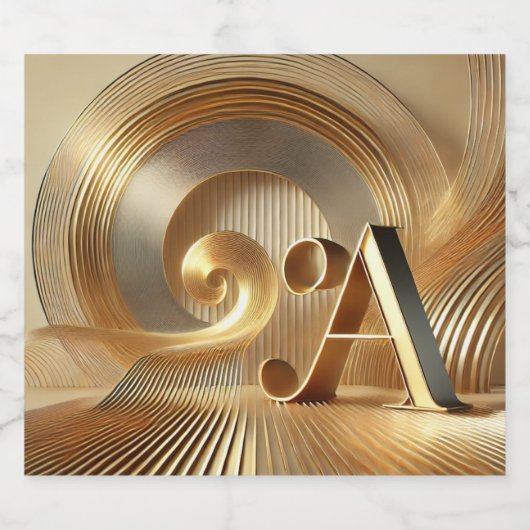 Goldene Harmonie Bier Etiket (Enkel label)