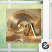 Goldene Harmonie Raamsticker (Huis)