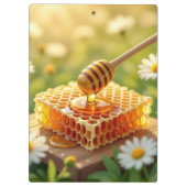 Goldene Hummel im Blütentanz1 Klembord (Achterkant)