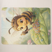 Goldene Hummel im Blütentanz.2 Sherpa Deken (Voorkant (horizontaal))