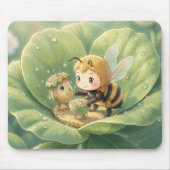 Goldene Hummel im Blütentanz.3 Muismat (Voorkant)