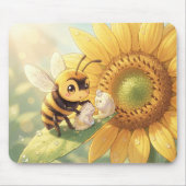 Goldene Hummel im Blütentanz.4 Muismat (Voorkant)