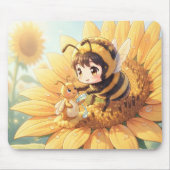 Goldene Hummel im Blütentanz.7 Muismat (Voorkant)