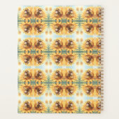 Goldene Hummel im Blütentanz.7 Planner (Achterkant)