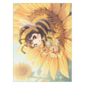Goldene Hummel im Blütentanz.7 Tafelkleed (Voorkant)