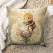 Goldene Hummel im Blütentanz.9 Kussen (Deken)