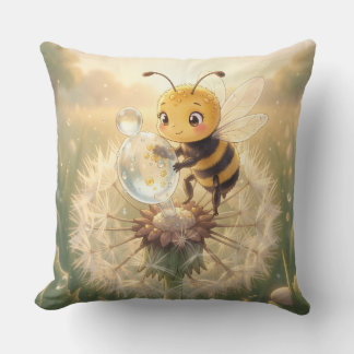 Goldene Hummel im Blütentanz.9 Kussen