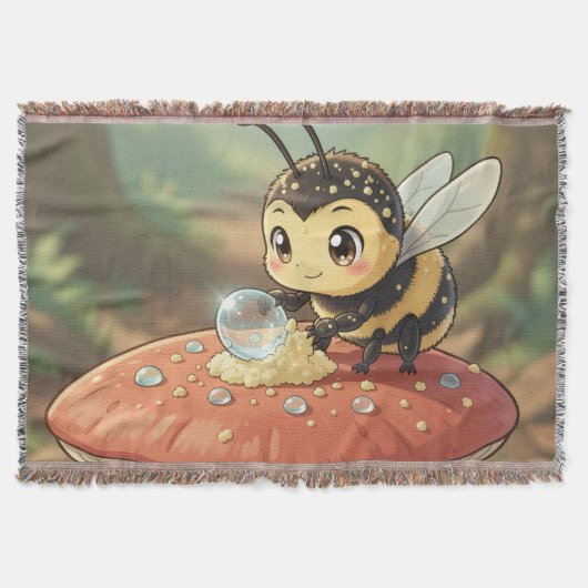 Goldene Hummel im Blütentanz Deken (Voorkant)