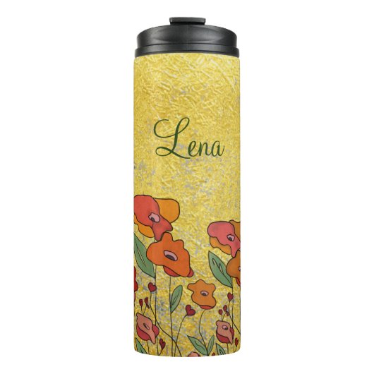 Goldene  kaffeetasse thermosbeker (Voorkant)