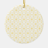 Goldene Sterne Keramisch Ornament (Voorkant)