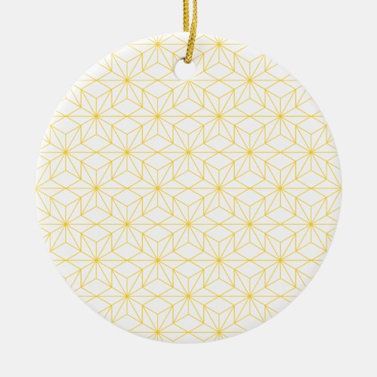 Goldene Sterne Keramisch Ornament (Voorkant)
