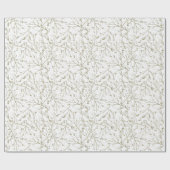 Goldene Zweige Cadeaupapier (Vlak)