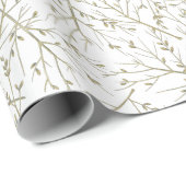 Goldene Zweige Cadeaupapier (Rol Hoek)
