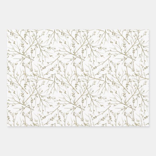 Goldene Zweige Inpakpapier Vel (Voorkant 2)