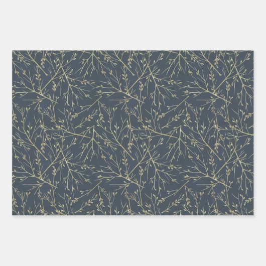 Goldene Zweige Inpakpapier Vel (Voorkant)