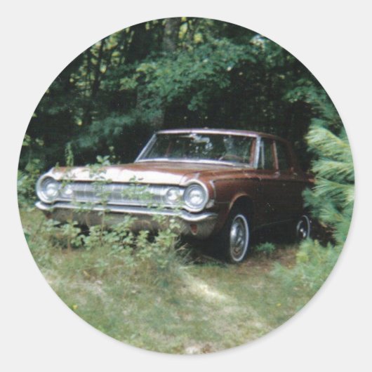Goldeneagle - 1964 dodge 330 ronde sticker (Voorkant)
