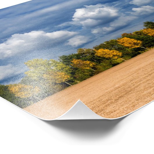 Goldener Herbst Foto Afdruk (Hoek)