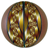 Goldenes Design auf Basketball Basketbal (Verticaal)
