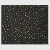 Goldenes Dreiecksmuster Cadeaupapier (Vlak)
