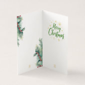  Goldenes Initial C mit Weihnachtsmann und Krone Kaart (Binnen)