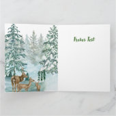 Goldenes Initial D mit Weihnachtsmann und Krone  Kaart (Binnen)