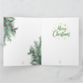 Goldenes Initial E mit Weihnachtsmann und Krone Kaart (Binnen)