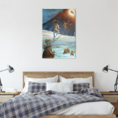 Goldenes Kalb Canvas Afdruk (Insitu (Slaapkamer))