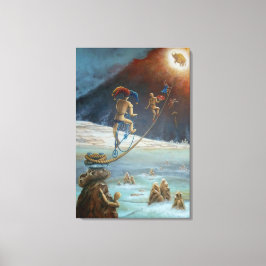 Goldenes Kalb Canvas Afdruk