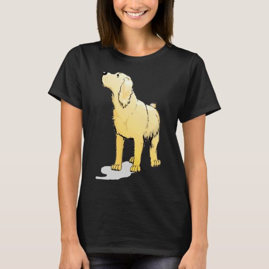 Goldenes Labradoodle T-shirt (Voorkant)