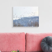 Goldeneye Vlucht Canvas Afdruk (Insitu (Woonkamer))