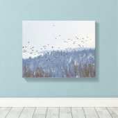 Goldeneye Vlucht Canvas Afdruk (Insitu (Houten vloer))