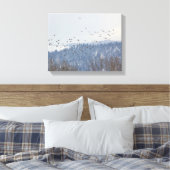 Goldeneye Vlucht Canvas Afdruk (Insitu (Slaapkamer))
